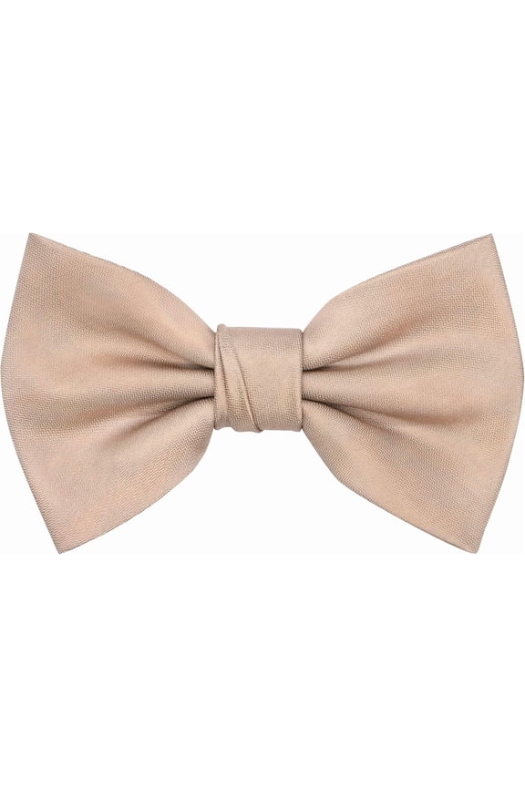 Mens Pre-tied Solid Bowtie Adjustable Formal Tuxedo Bow Tie for Wedding Party