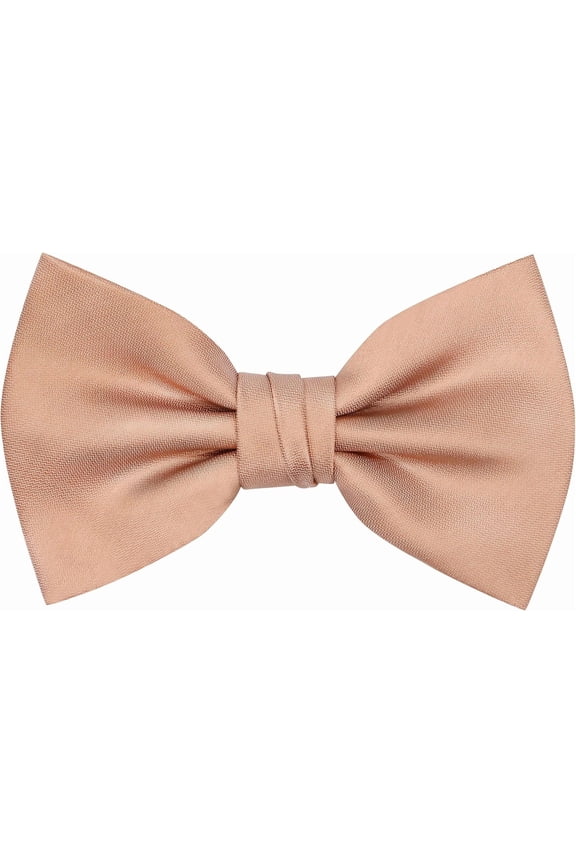 Mens Pre-tied Solid Bowtie Adjustable Formal Tuxedo Bow Tie for Wedding Party