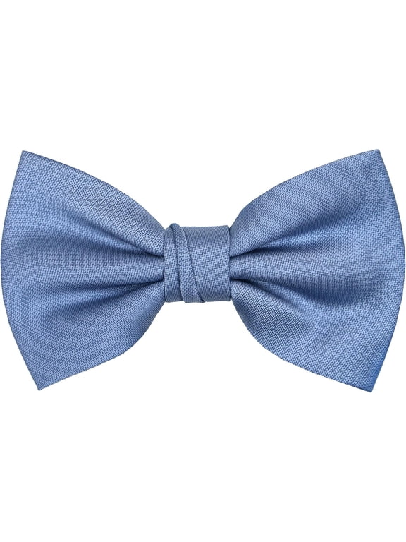 Mens Pre-tied Solid Bowtie Adjustable Formal Tuxedo Bow Tie for Wedding Party