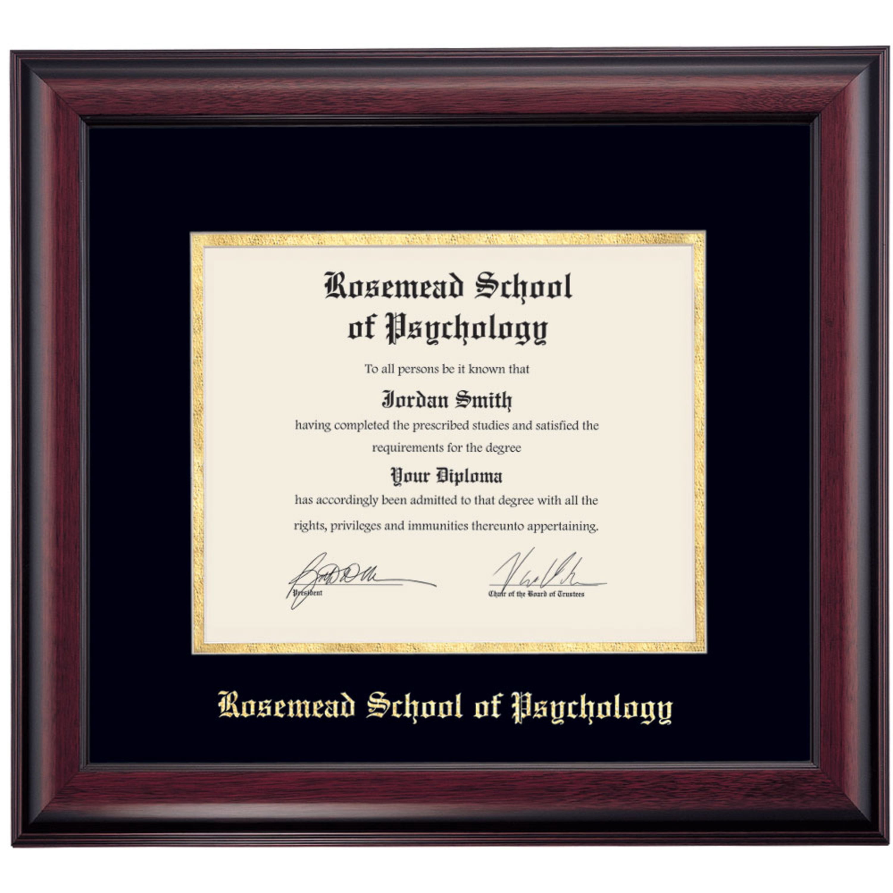 OCM Diploma Frame for Rosemead School of PsychologyDocuments, 16" x 18