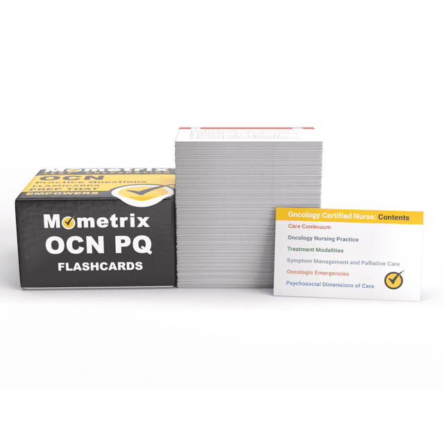OCN Practice Questions Flash Cards: OCN Certification Flashcard Review
