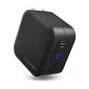 OCOMMO MacBook Pro USB C Charger [GaN Tech] 61W Fast Charging Power Delivery (PD 3.0) Compact Power Adapter with Foldable Plug for iPhone 11, Pro, Max, iPad Pro with Type-C, Samsung (Black)