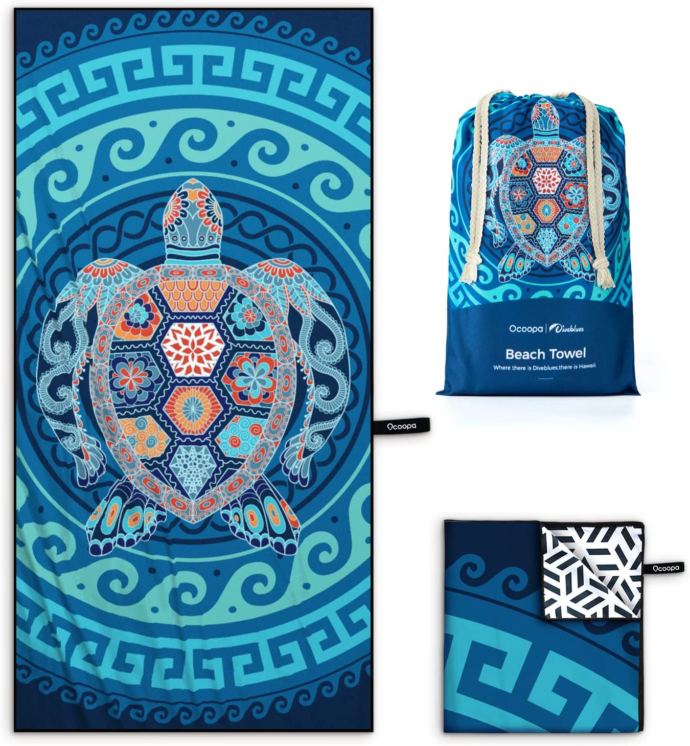 Personalized Teenage Mutant Ninja Turtles Turtle Power Beach Towel