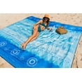 thumbnail image 1 of Ocoopa 10'x9' Beach Blanket for 10 Adults - Waterproof, Sandproof, Quick Drying with Carry Bag - Ideal for Travel, 1 of 9