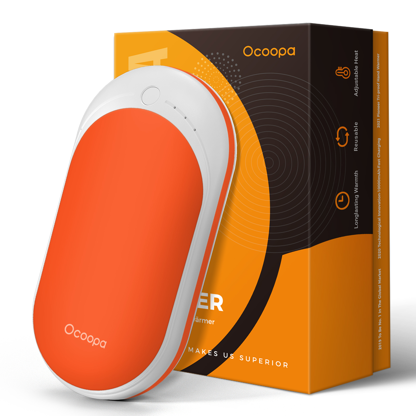 OCOOPA Hand Warmers Rechargeable, 5200mAh Electric Portable Pocket Heater,  Best Gifts for Women Mens,Raynauds, Hunting, Golf, Camping - Walmart.com