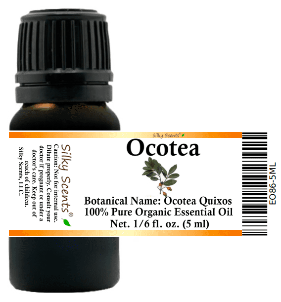 Ocotea Ishpink Essential Oil 5 ml (1/6 fl oz) - 100% Pure and Natural by Silky Scents