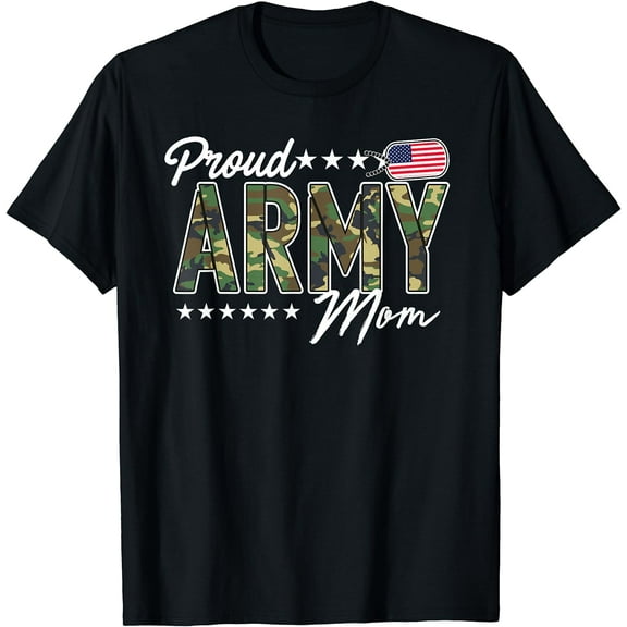 OCP Proud Army Mom for Mothers of Soldiers and Veterans T-Shirt