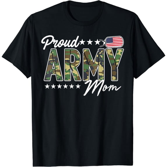 OCP Proud Army Mom for Mothers of Soldiers and Veterans gift T-Shirt