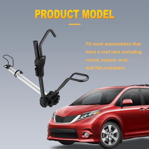 OCPTY Bike carrier Rooftop Upright Bike Rack Mounts for SUV Truck Van