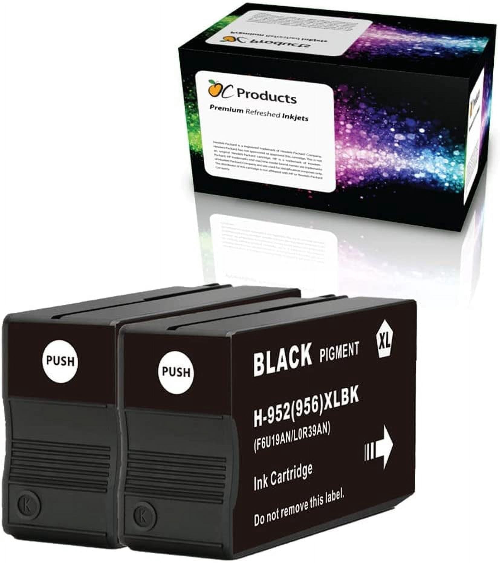 OCProducts Compatible Ink Cartridge for OCHP952XLB2PK Black Ink ...