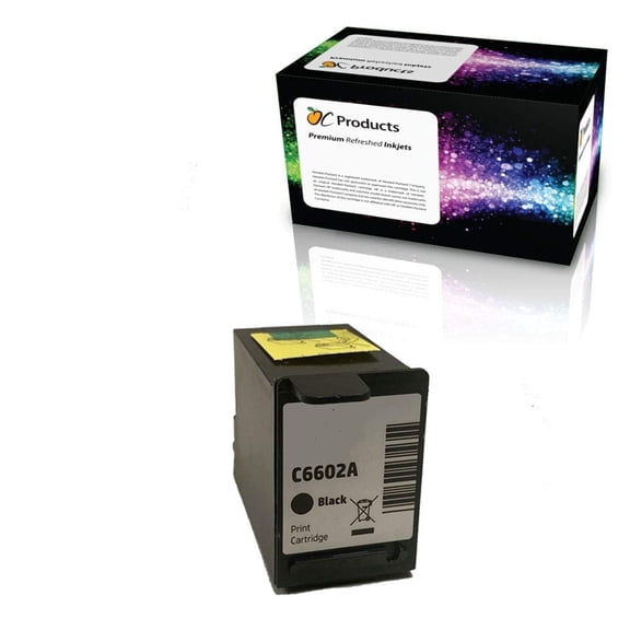 OCProducts Compatible Ink Cartridge OCC6602A Black for Addmaster IJ 6080 6160 7100 Ithaca BankJet 2500 Ithaca KitchenJet 1000 Ithaca POSJet 1000 1500 Digital Check TS500