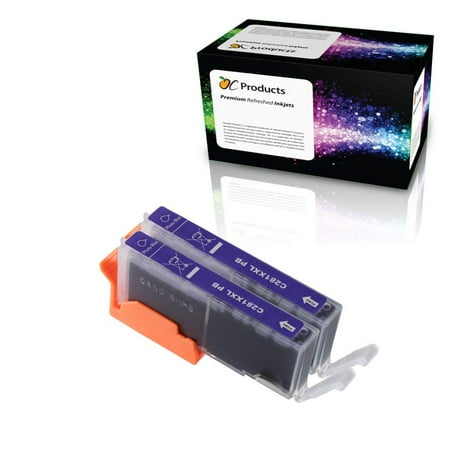 OCProducts Compatible Ink Cartridge Replacement 2 pack for Canon CLI-281 CLI-281XXL Ink Cartridge 2 Pack for PIXMA TS8120 TS9120 (Photo Blue)