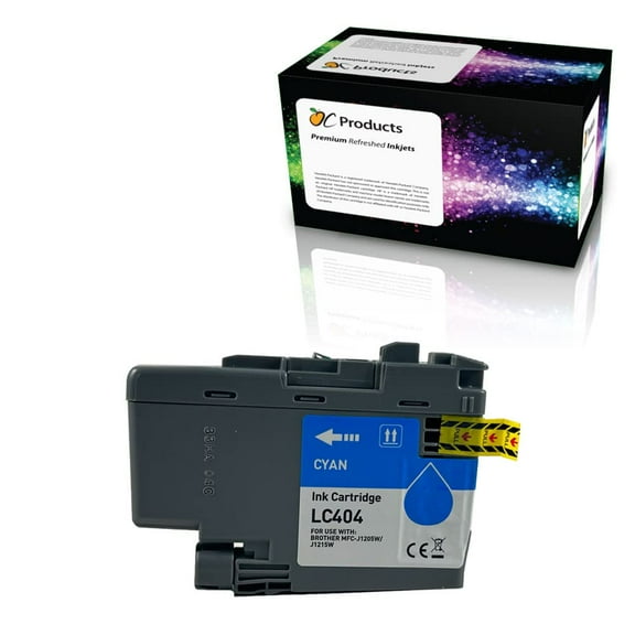 OCProducts Compatible Ink Cartridge Replacement for Brother LC404 Cyan for DCP-J1200 MFC-J1205W MFC-J1215W