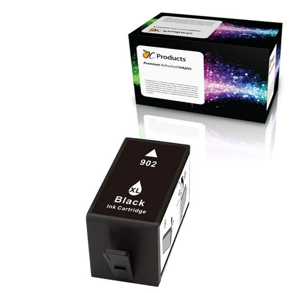 OCProducts Compatible Ink Cartridge for HP 902XL Black Ink Cartridge for OfficeJet 6950 6960 6965, 6970 6975