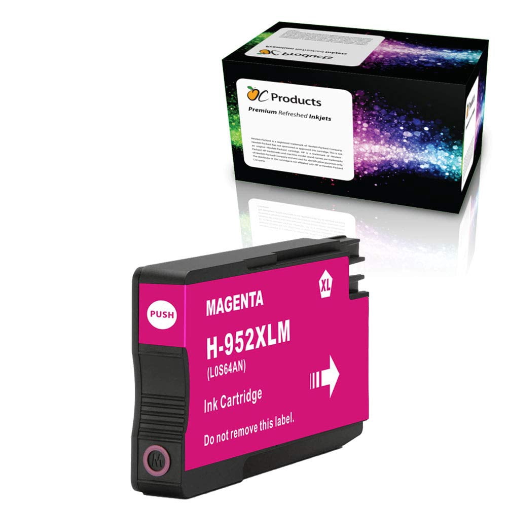 OCProducts Compatible Ink Cartridge for HP 952XL Magenta Ink Cartridge ...