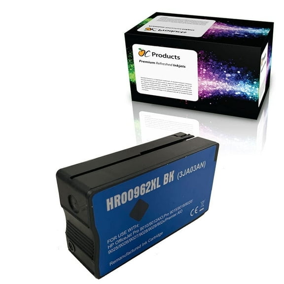 Compatible Ink Cartridge OCHP962XLBK Ink Cartridge for OfficeJet Pro 9010 9012 9013 9014 9015 9016 9018 9019 9020 9022 9023 9025 9026 9028 (Black)
