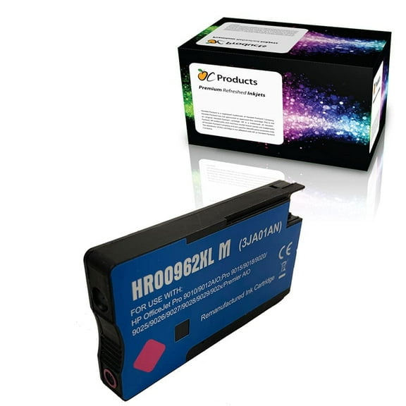 Compatible Ink Cartridge OCHP962XLM Ink Cartridge for OfficeJet Pro 9010 9012 9013 9014 9015 9016 9018 9019 9020 9022 9023 9025 9026 9028 (Magenta)