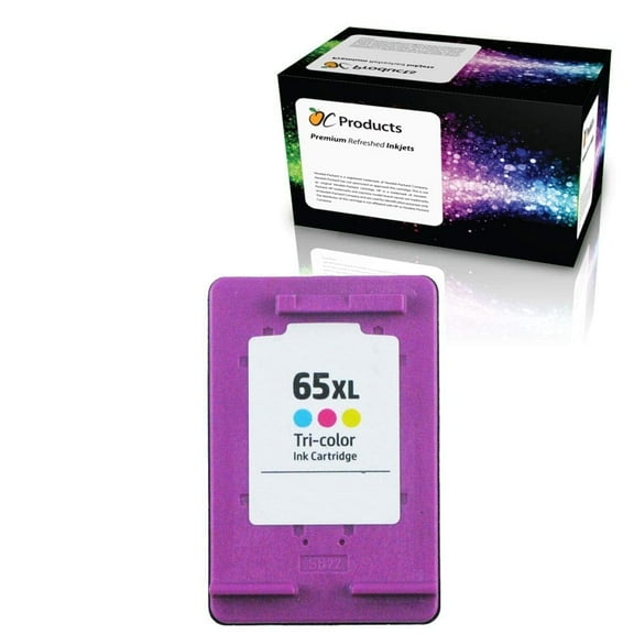 Compatible Ink Cartridge OCHP65XLC for Deskjet 3720 3755 3730 3752 3732 3758 2652 2655 Printers (1 Color)