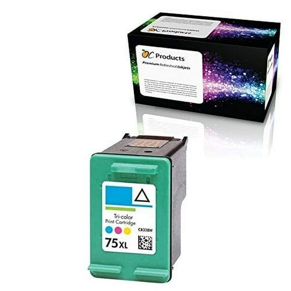 Compatible Ink Cartridge OC75XL for Officejet J6480 Photosmart C4400 C4380 C4500 Deskjet D4260 Printers (1 Color)