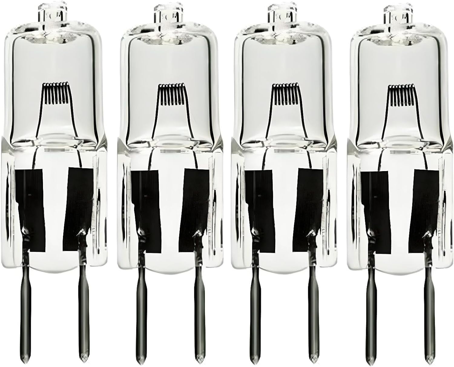 Fotodiox 5-Pack Halogen Modeling Bulbs | 60w 120v GY6.35 2-Pin Base | Replacement Bulbs For Studio Strobe Lighting