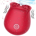 thumbnail image 1 of OCTMOM Rose Toys Rose Sex Toys Vibrators for Women G Spot Vibrator Partner Toys for Adult Pleasure Stimulator, Red, 1 of 8