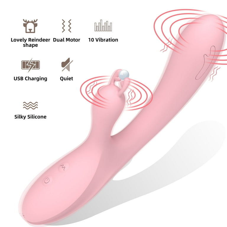 OCTMOM Sex Toys G Spot Vibrators for Women, Personal Massagers Partner Toys  for Adult Couples Pleasure, Pink 