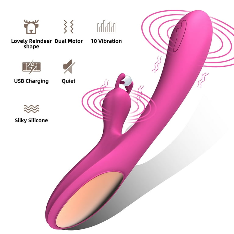 OCTMOM Sex Toys for Women Clitoral G Spot Vibrators for Female, Personal  Massagers Partner Toys for Adult Couples Pleasure, Rose Red 
