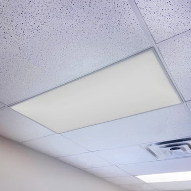 Octo Lights Magnetic Fluorescent Light Covers Medium Gray Classroom Light Filters 2x4