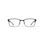 OCTO180 Mens Respect Browline Prescription Eyeglasses with Case, Gray