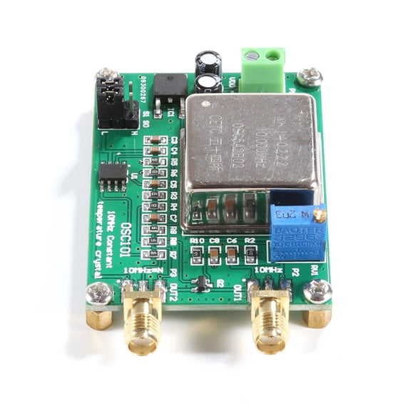 OCXO 10MHz Frequency Reference Crystal Oscillator Calibrator Multiplication Temperature Signals Generator