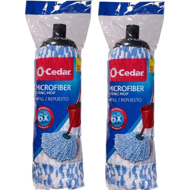 OCedar Microfiber String Mop Refill (2 Pack)