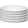 thumbnail image 1 of O'Creme White Round Cake Board Drum, 9" Diameter, 1/2" Thick Heavy Duty Corrugated Cake Drums, Pack of 5, Disposable Cake Boards, 1 of 6