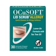 OCuSOFT Lid Scrub Allergy Eyelid Cleanser 30CT