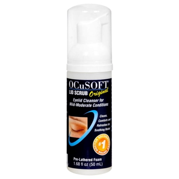 OCuSOFT Lid Scrub Foaming Eyelid Cleanser 50 mL (Pack of 4)