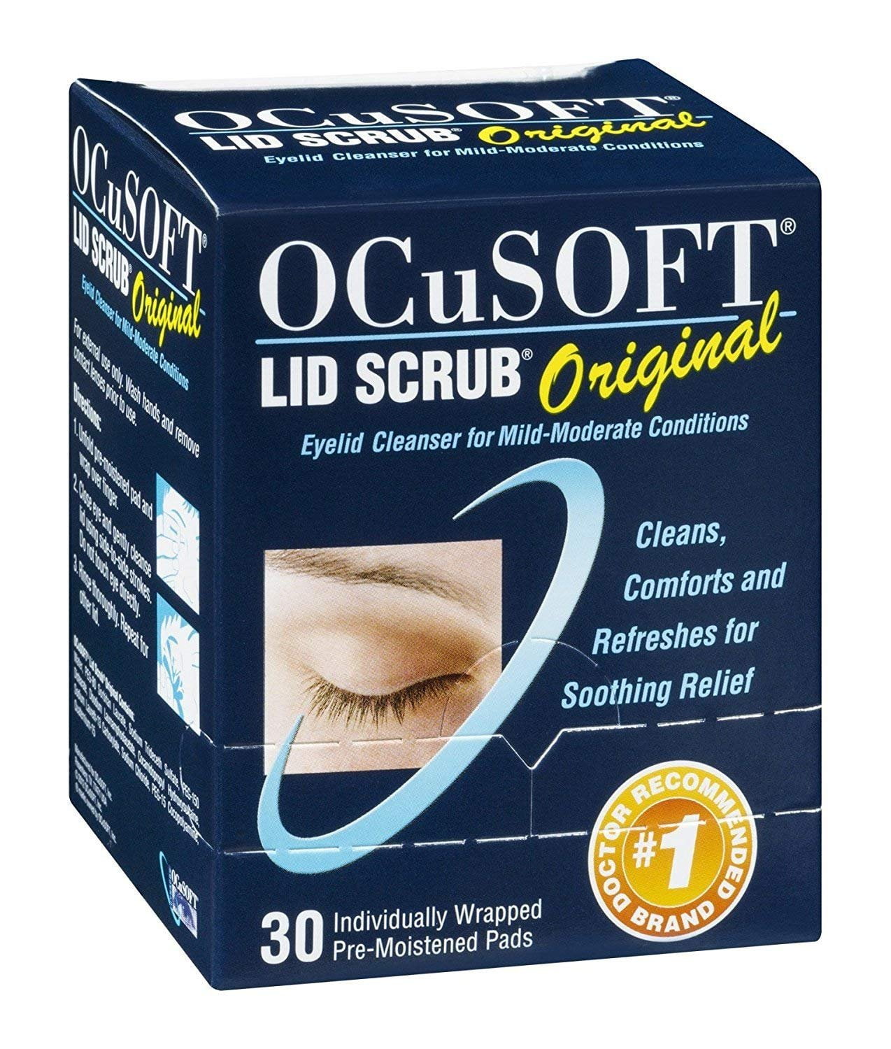 OCuSOFT Lid Scrub Original 30 Each (Pack of 4)