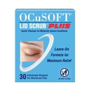 OCuSOFT Lid Scrub Plus Eyelid Cleanser, 30 Count