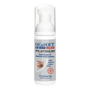 OCuSOFT Lid Scrub Plus Platinum Foaming Eyelid Cleanser 50 Milliliters, Extra Strength Cleanser For Irritated Eyelids