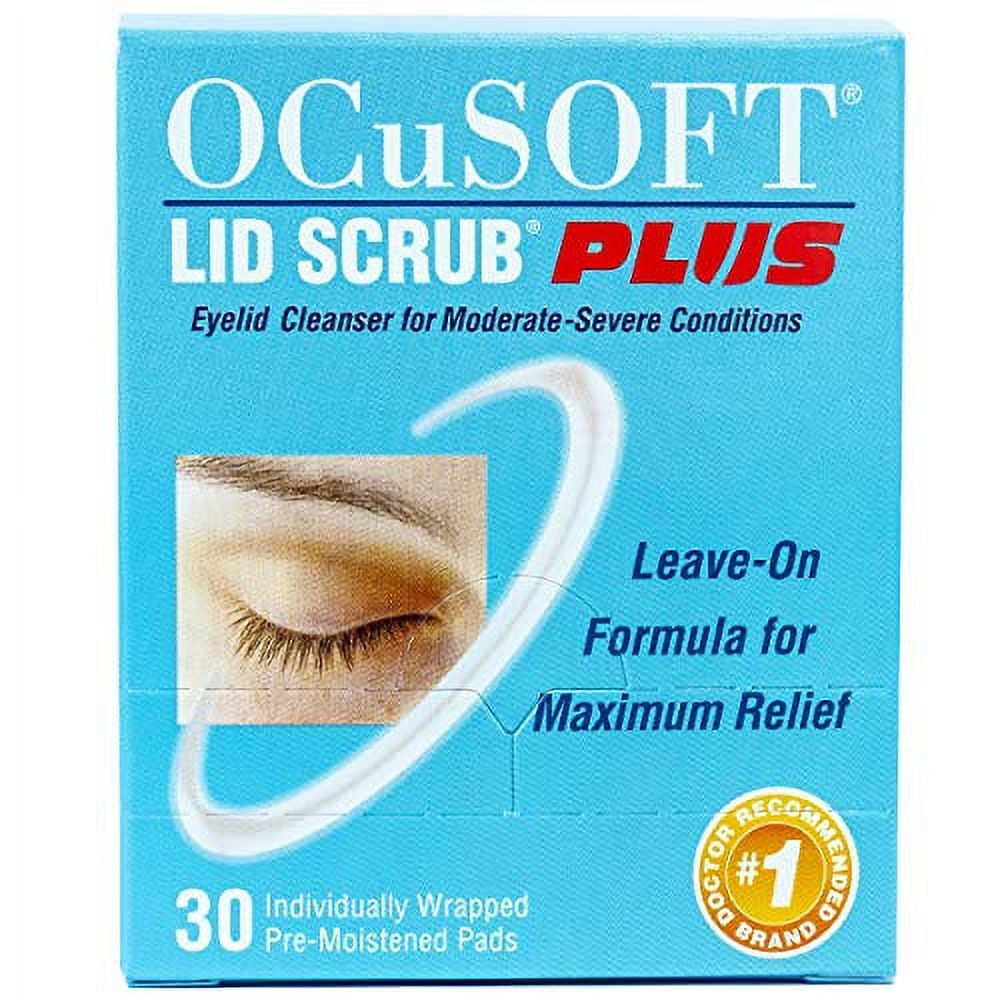 OCuSOFT Lid Scrub Plus, PreMoistened Pads, 30 Count