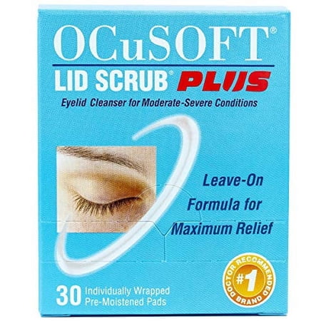 OCuSOFT Lid Scrub Plus, Pre-Moistened Pads, 30 Count