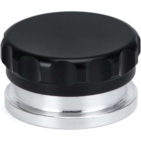 OD 2"/50.8mm Aluminum Alloy Weld Billet On Filler Neck Cap Oil Fuel Water Tank Black