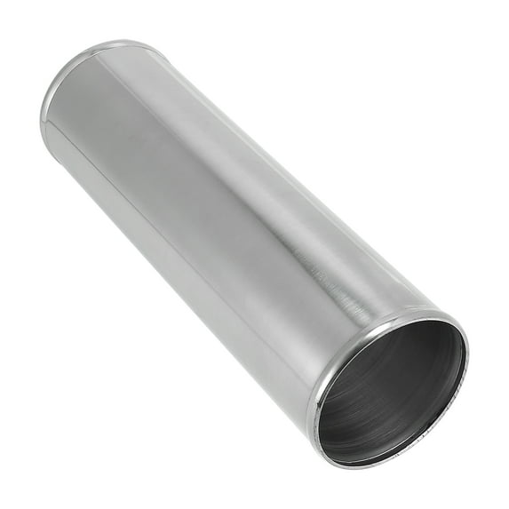 OD 3.5" 89mm Length 11.81" 300mm Aluminum Alloy Tube Intercooler Pipe Straight Air Intake Tube Silver Tone for Vehicle