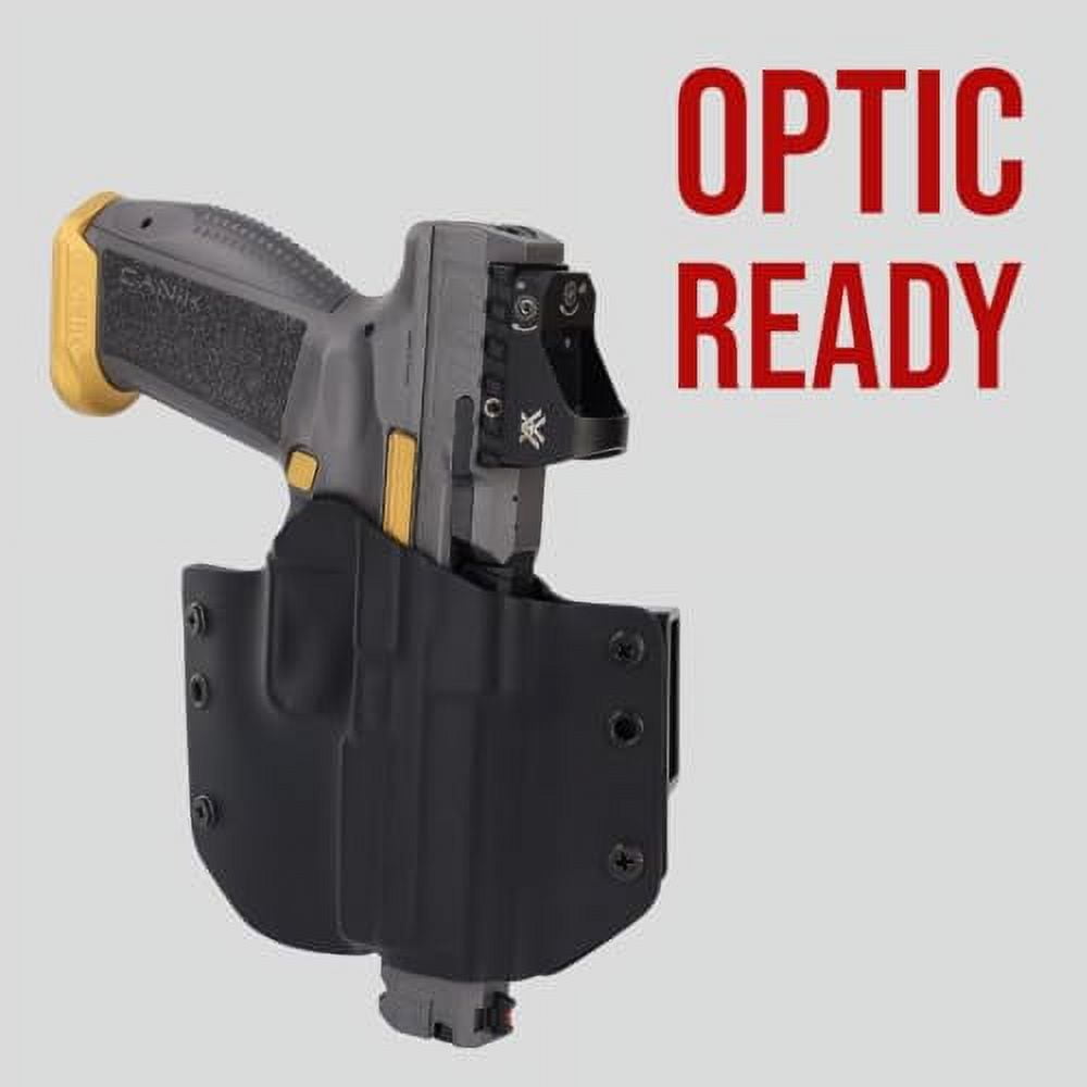 OD Green OWB Holster For 1911 Full Size (No Rail) - Right Hand, Optic Ready, Boltaron Material, Made In USA
