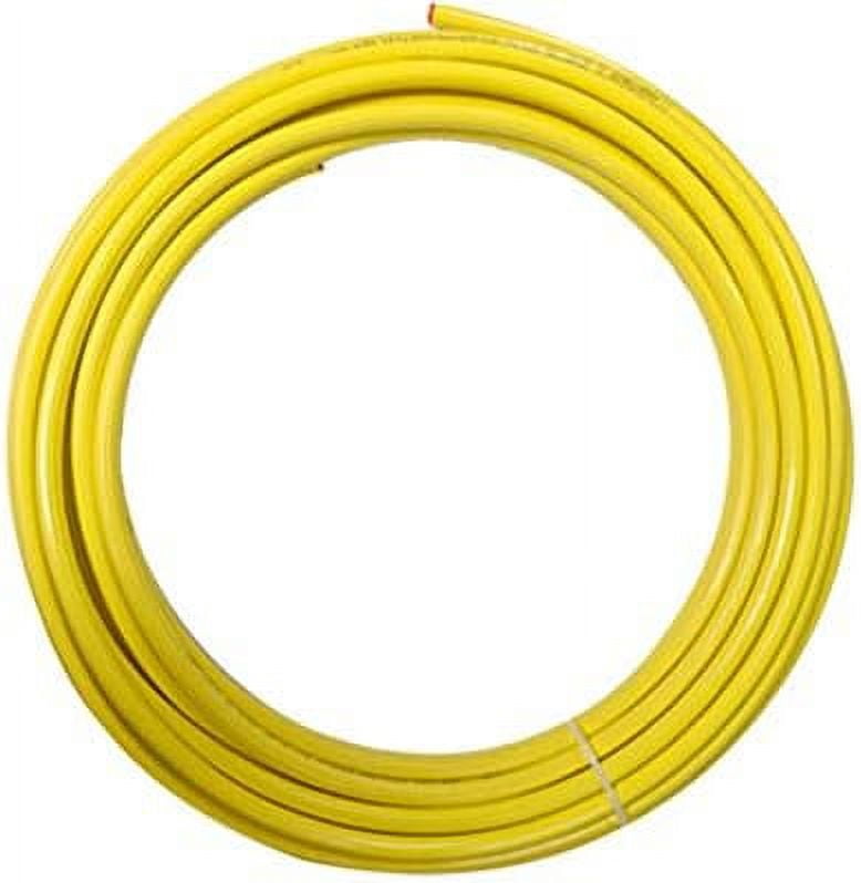 OD X 250' Yellow Polyethylene Jacketed Copper Tubing For LP Gas Service
