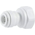OD x 1/4 NPTF Inch Female Adapter, Push to Connect Plastic Plumbing