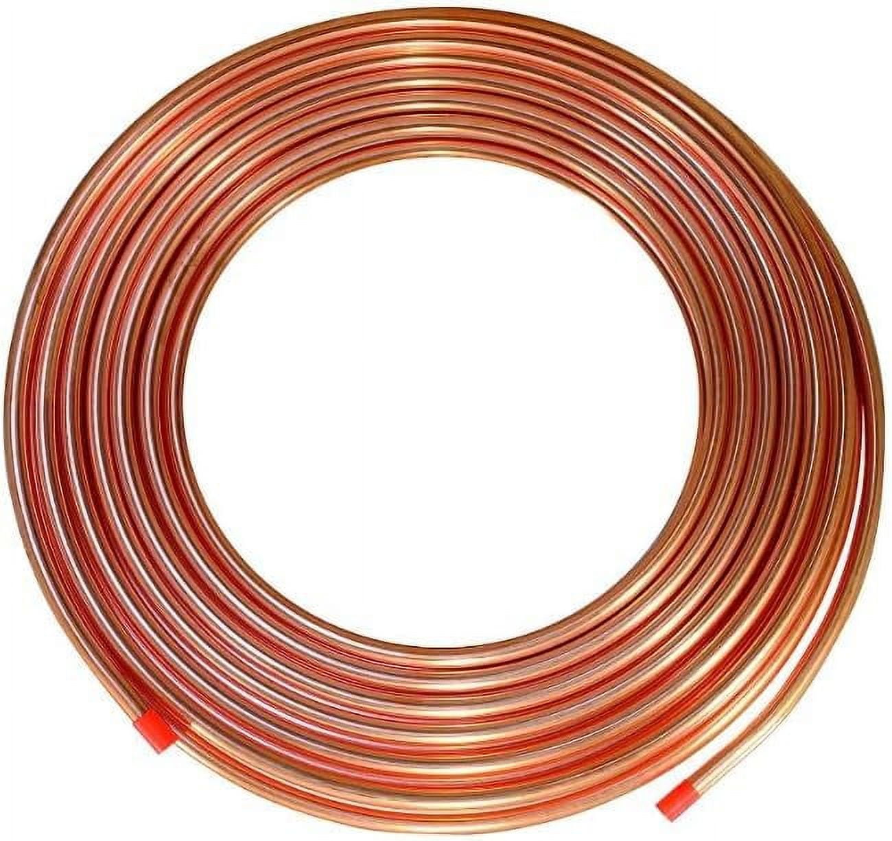 OD x 100 ft. Soft Copper Tubing Refrigeration ACR Tubing