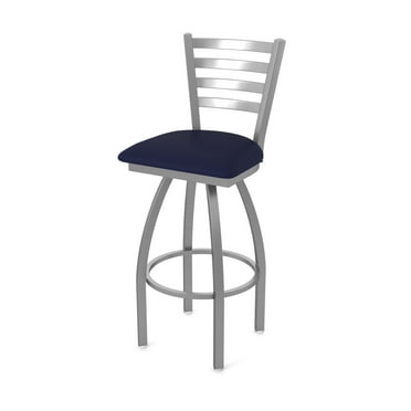 OD410 Jackie Stainless Steel 30" Swivel Outdoor Bar Stool with Breeze Sapphire Seat