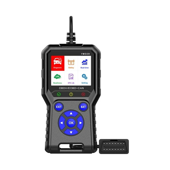ODB2 Code Reader Car Diagnostic Tool Engine OBD 2 Scanner OBD2 Scanner Erase Error Codes YM509 Multi Languages ,Easy to Use
