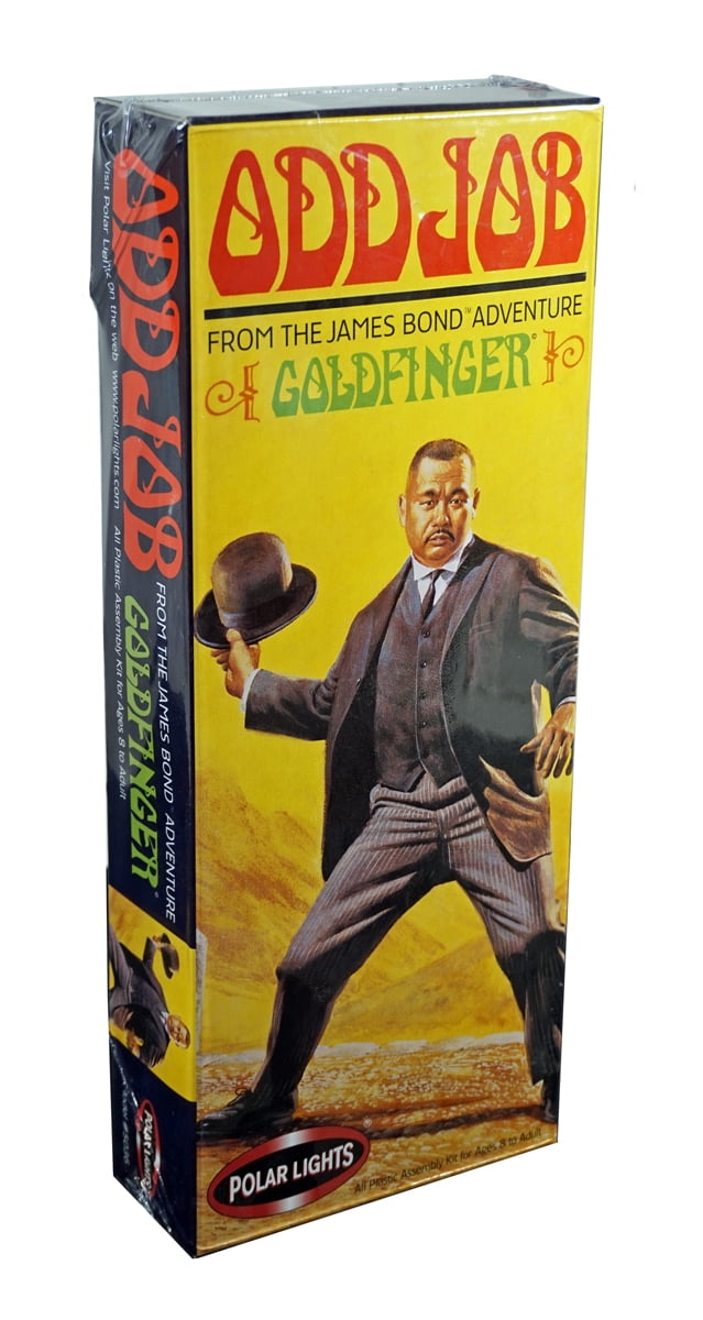 【絶版希少】James Bond & Oddjob 007 Goldfinger ODD JOB Model Kit from the James Bond Adventure Goldfinger