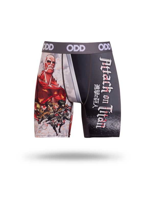 Attack on Titan Boxer Briefs, Mens Anime Underwear, Size S