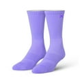 thumbnail image 1 of ODD SOX Basix Athletic Crew Socks Cool Purple Cushioned Footbed, Breathable Knit, Arch Support,, 1 of 6